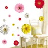 1 set of 4 Colors Daisy Flowers Wall Decal